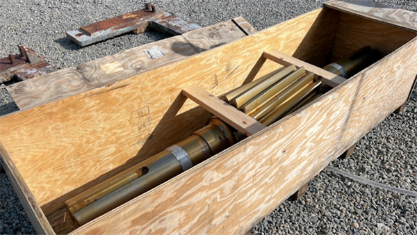 UNUSED FALK 88" L Pinion Gear and Shaft for Grinding Mill